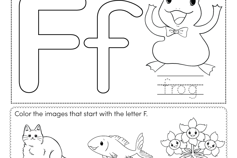 Letter F Worksheets Free Printables