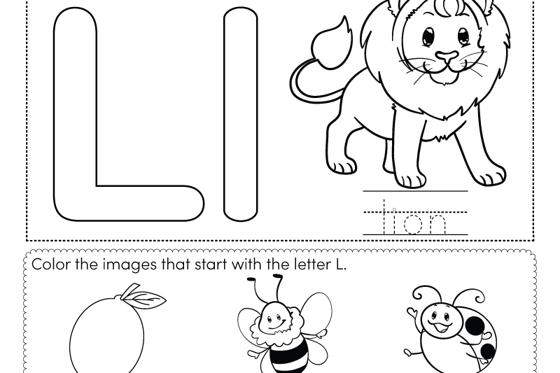 Letter L Preschool Printables