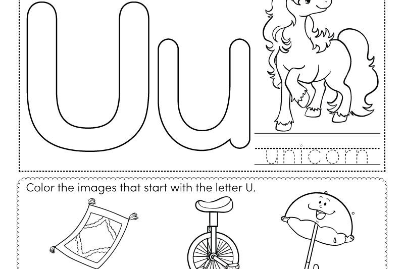 Letter U Worksheets Free Printables