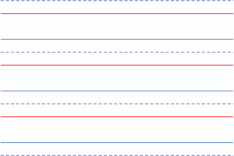 Printable Preschool Writing Sheet