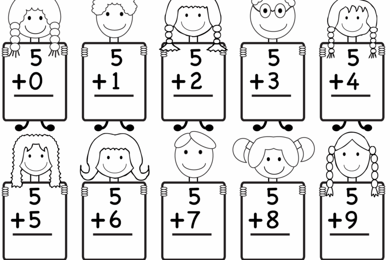Free Printable Worksheets Kindergarten Math