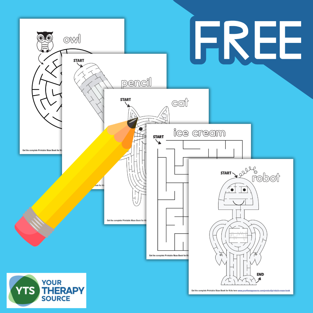 Free Printable Mazes For Kids Your Therapy Source