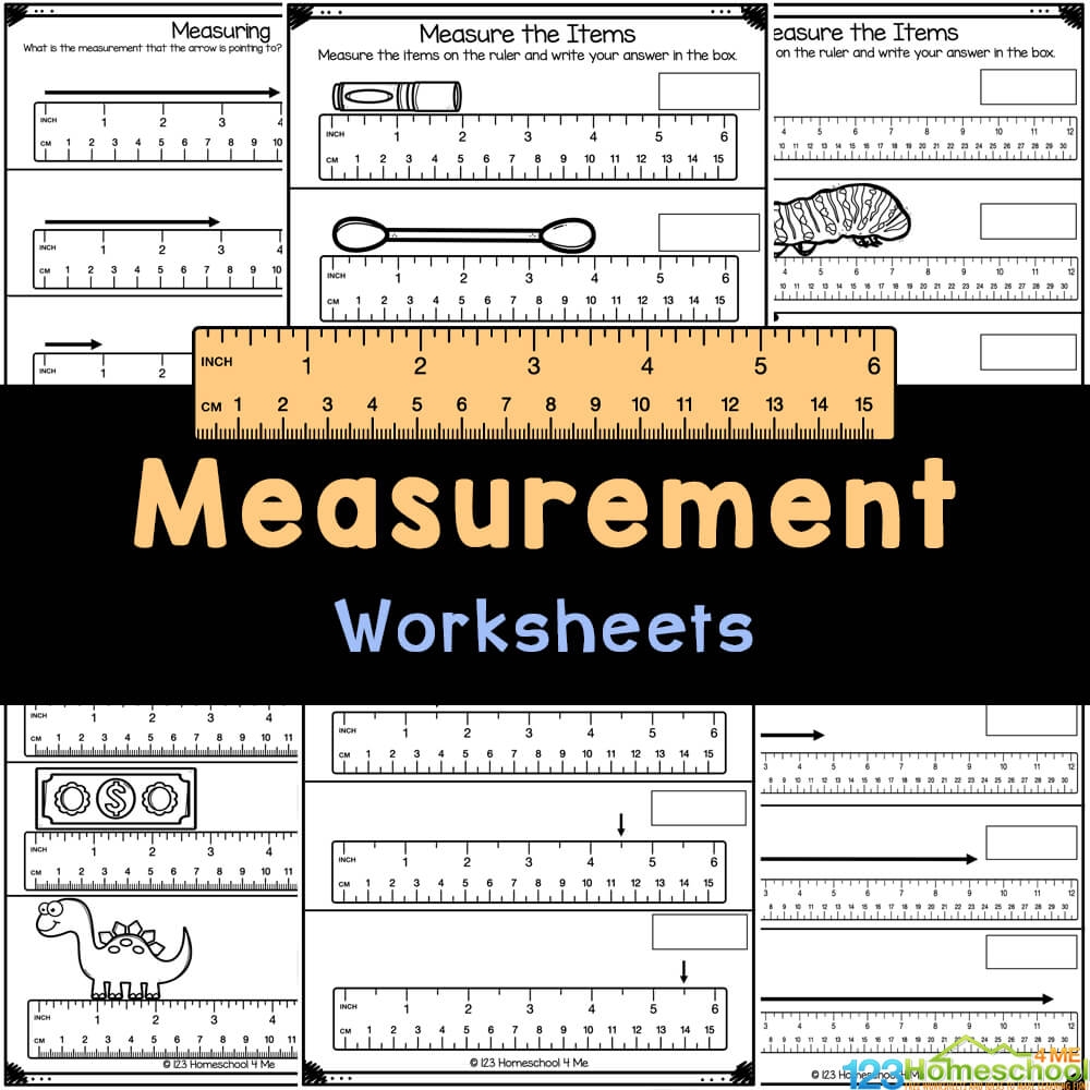 Math Measurement Worksheet Kindergarten