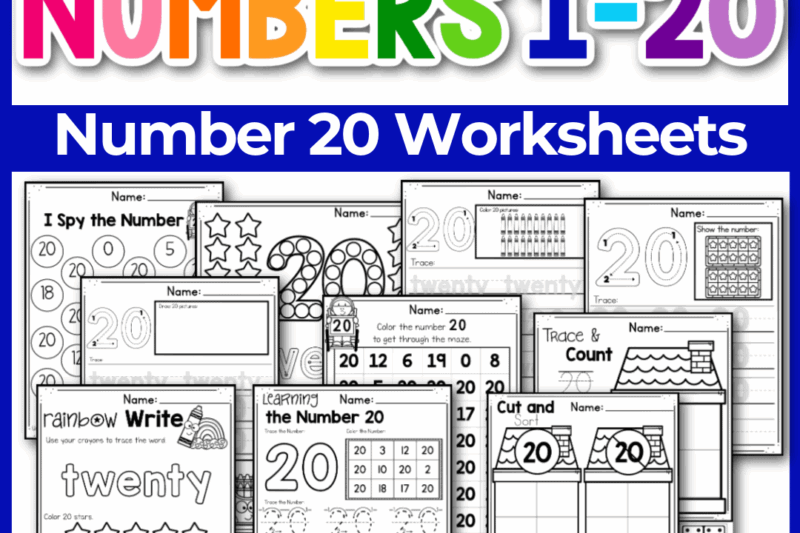 Free Printable Worksheets Number Recognition