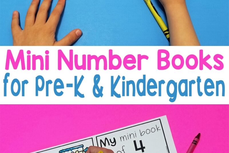 Mini Printable Counting Books For Preschoolers