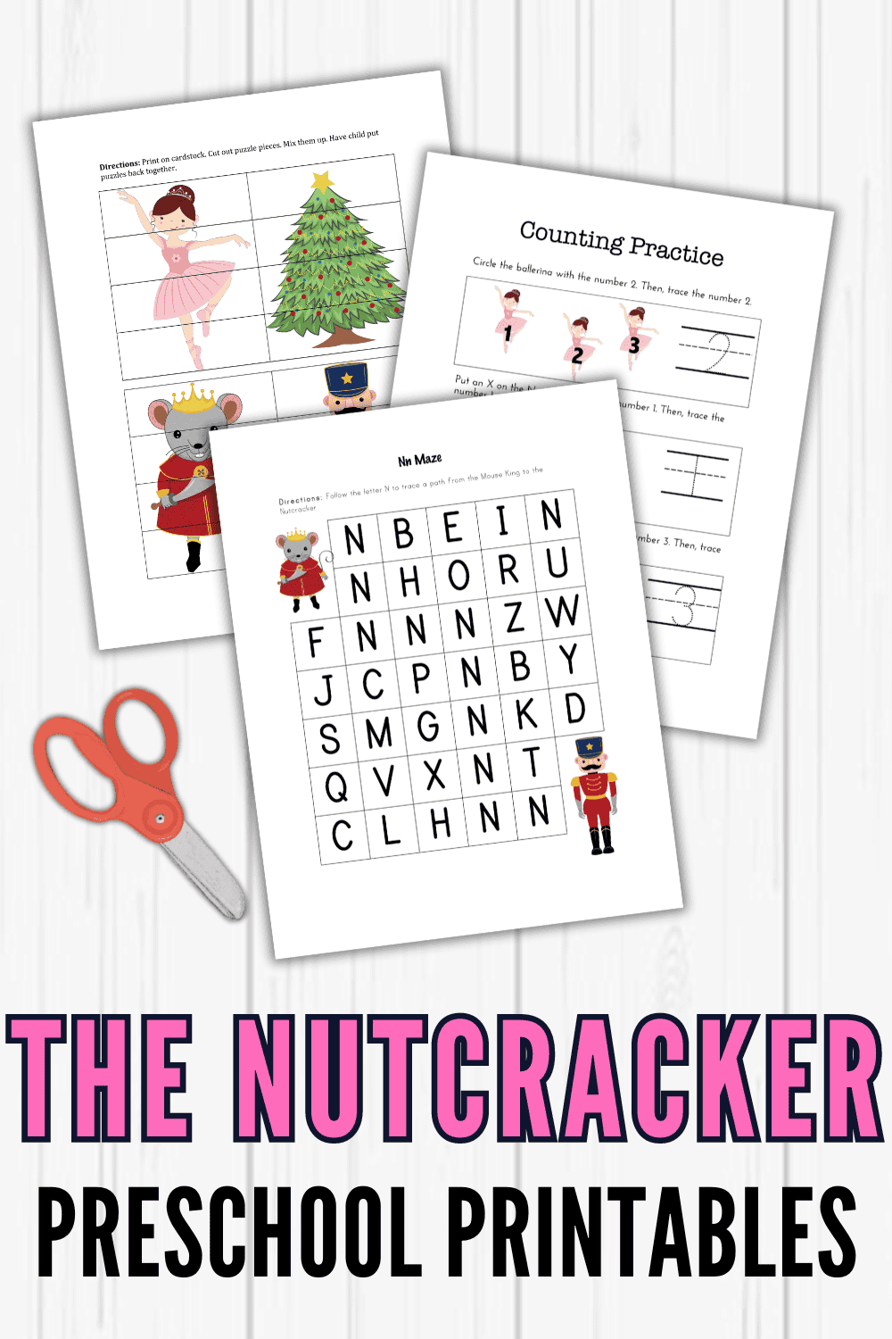 Free Printable Nutcracker Activities For Preschoolers
