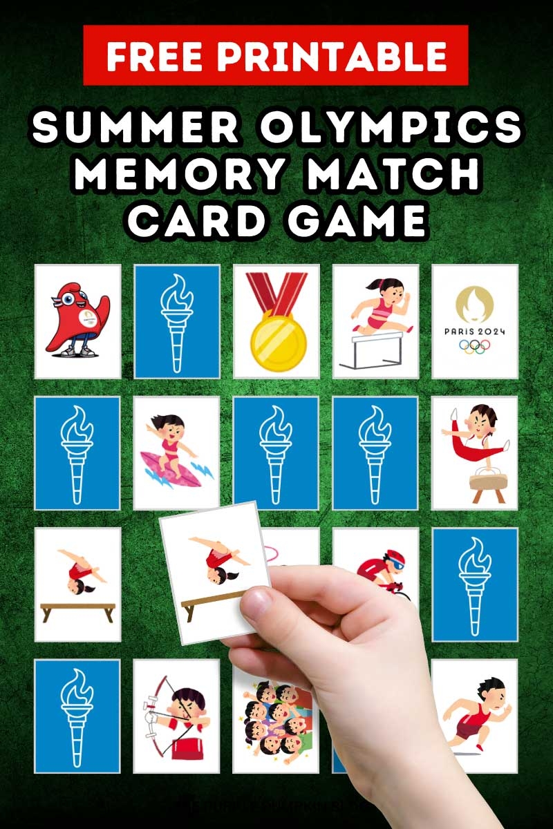 Free Printable Olympics Memory Match Game Cards