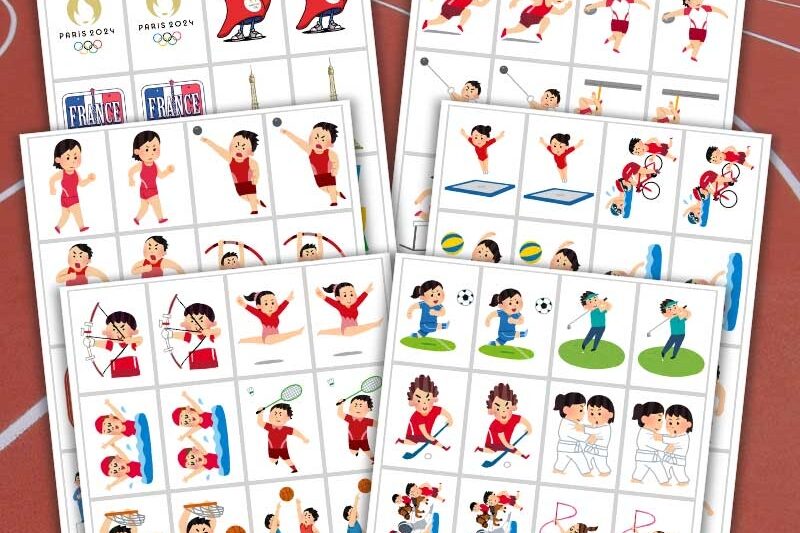 Olympic Themed Printable Memory Game Preschoolers