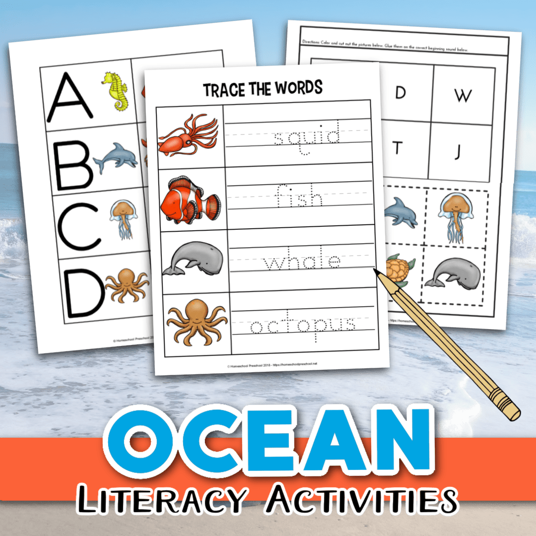 Free Printable Preschool Ocean Worksheets