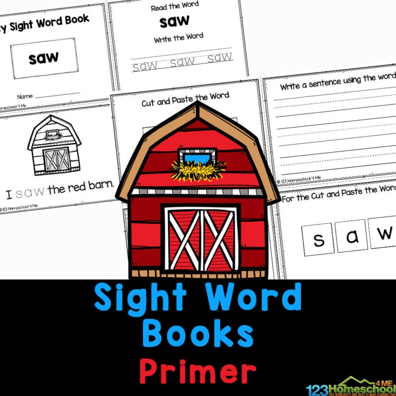 Preschool Sight Word Printable Books Preschool Sight Word Printable Books