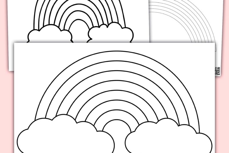 Rainbow Printables Preschool