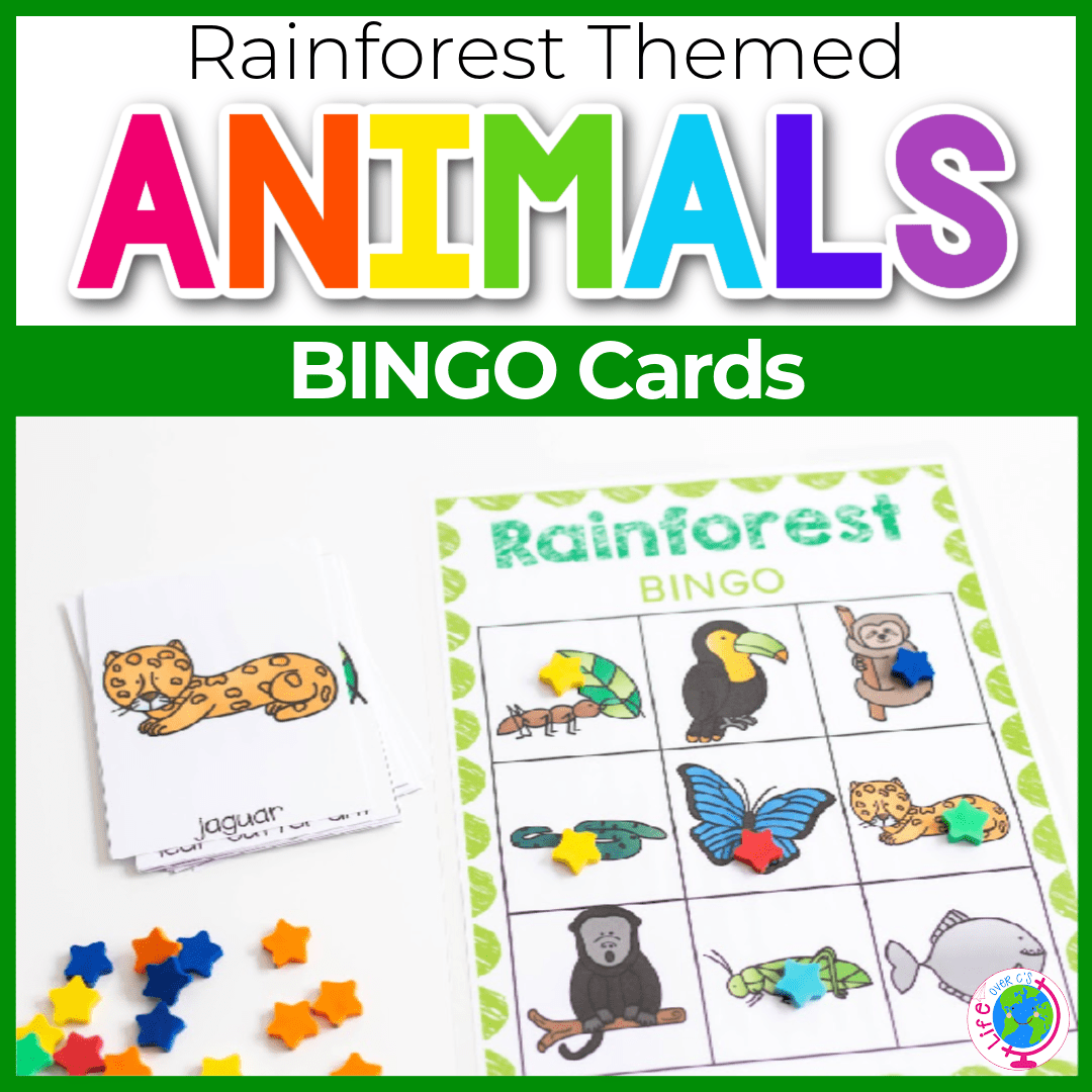 Rainforest Preschool Printable