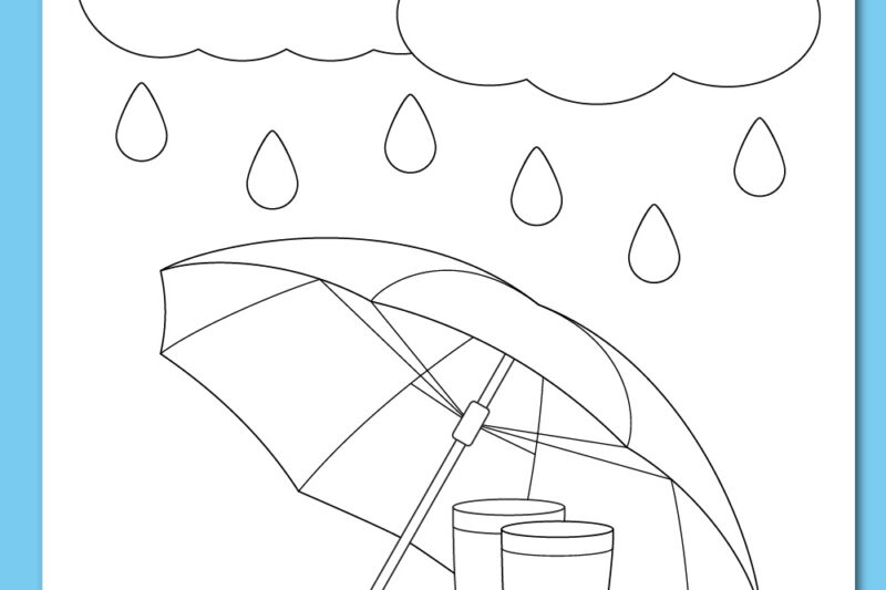 Rain Printables For Preschool