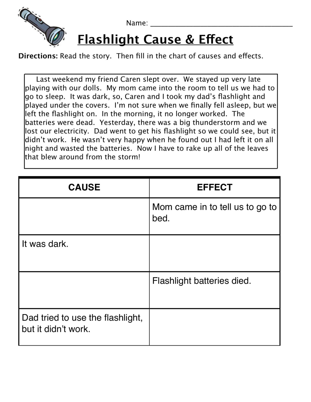 Free Printable Reading Comprehension Worksheets For 4Th Graders
