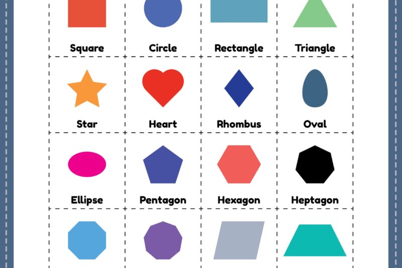 Free Printables For Preschoolers About Shapes