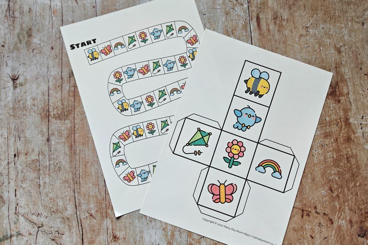 Preschool Printable Board Games Preschool Printable Board Games