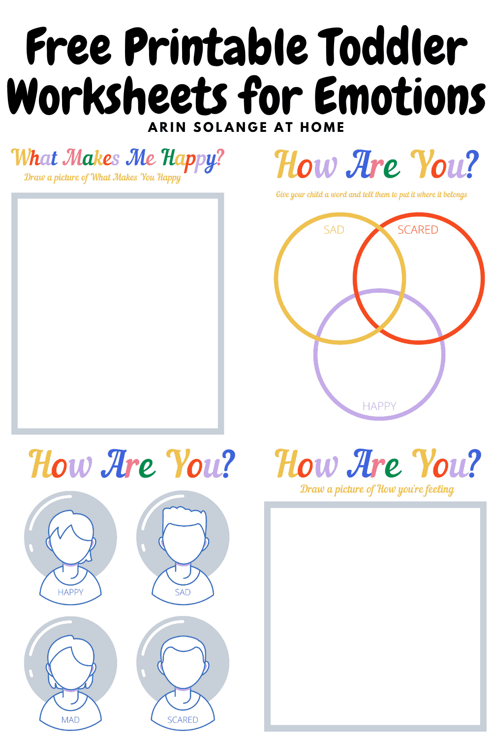 Free Toddler Printable Worksheets