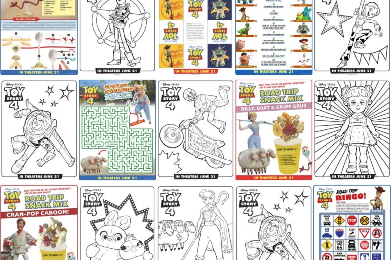 Free Printable Toy Story Worksheets Printable