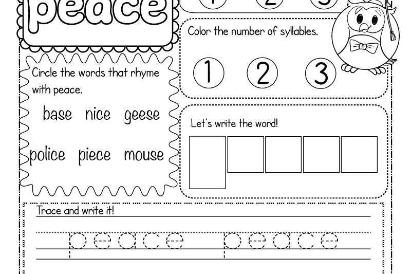 Free Veterans Day Printable Worksheet