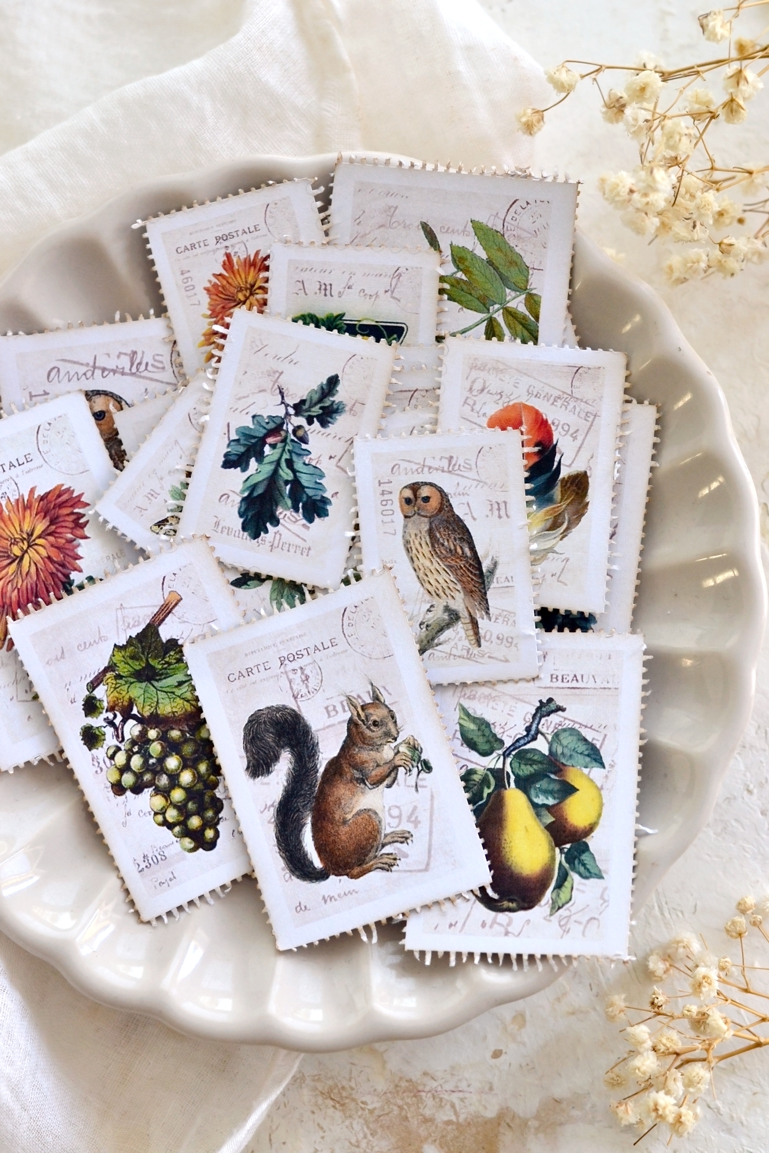 Free Printable Vintage Postage Stamps Faux The Graphics Fairy