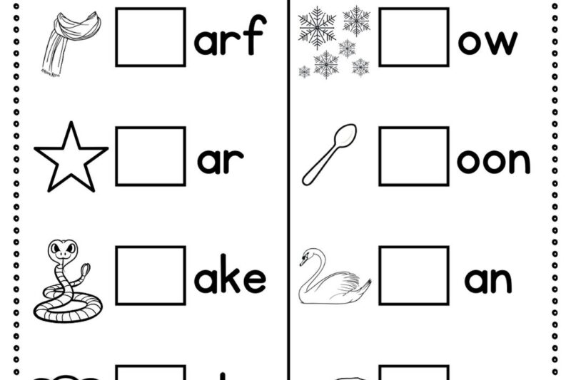 Free Printable S Blends Worksheets