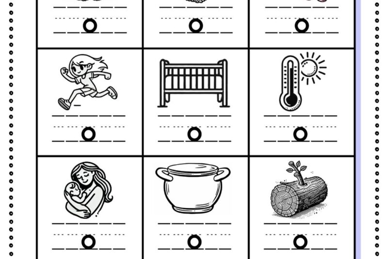 Free Printable Short Vowel O Worksheets