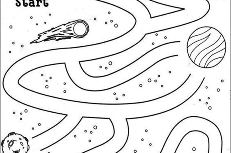 Preschol Maze Worksheets