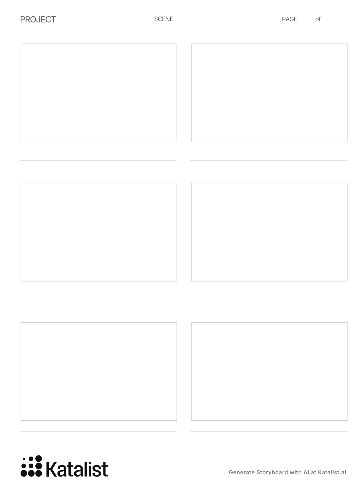 Free Storyboard Templates Free Storyboard Templates