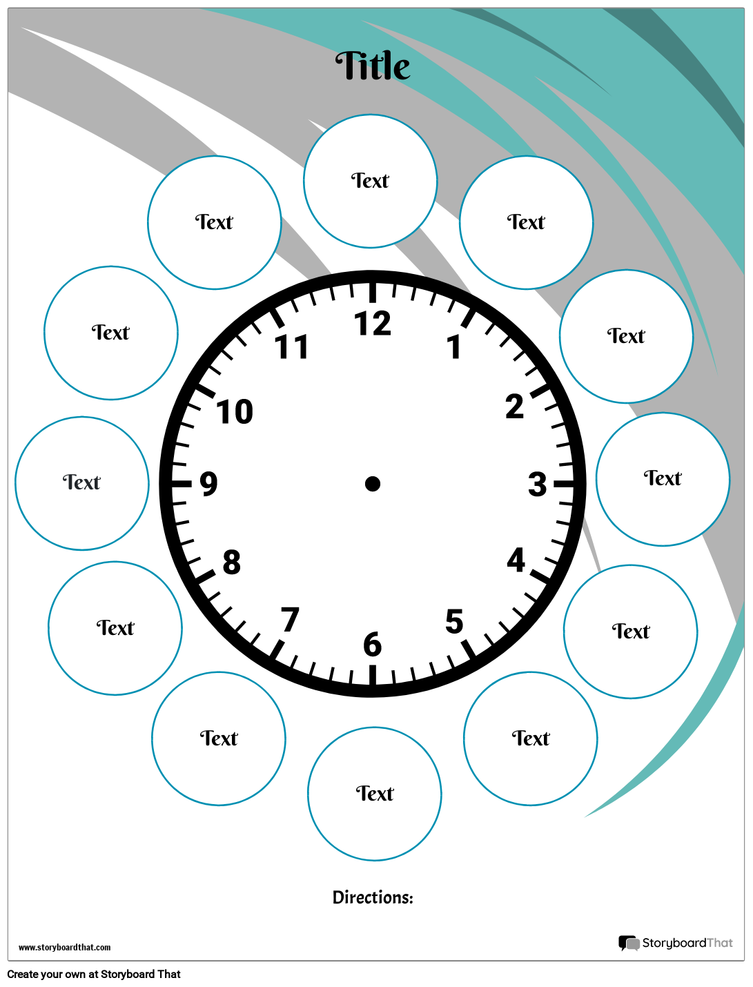 Printable Clock Face Worksheets Free