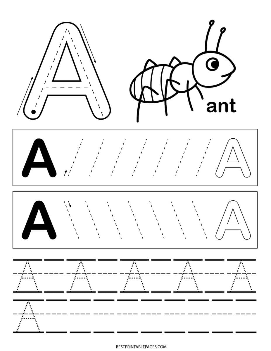 Learning Alphabet Worksheets