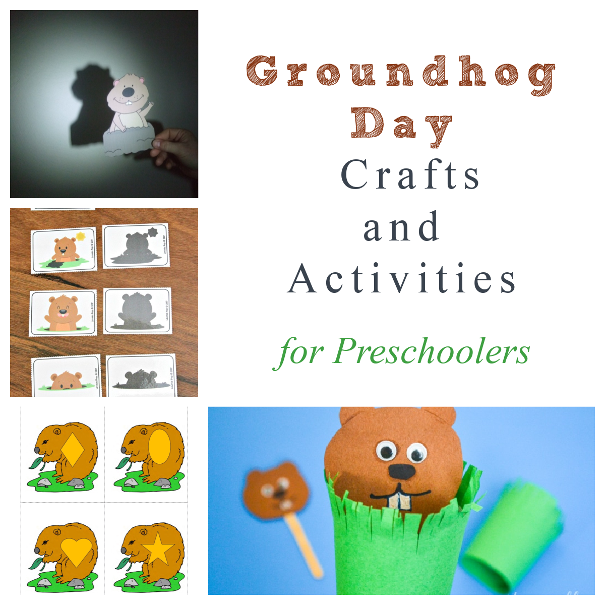 Fun Groundhog Day Activities And Printables For Preschoolers The Activity Mom