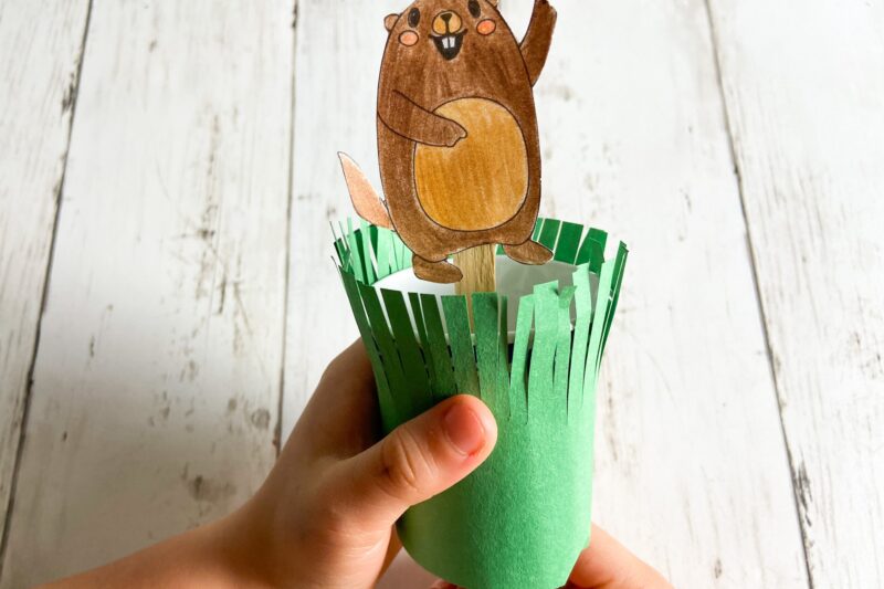 Groundhog Day Craft Preschool Printable