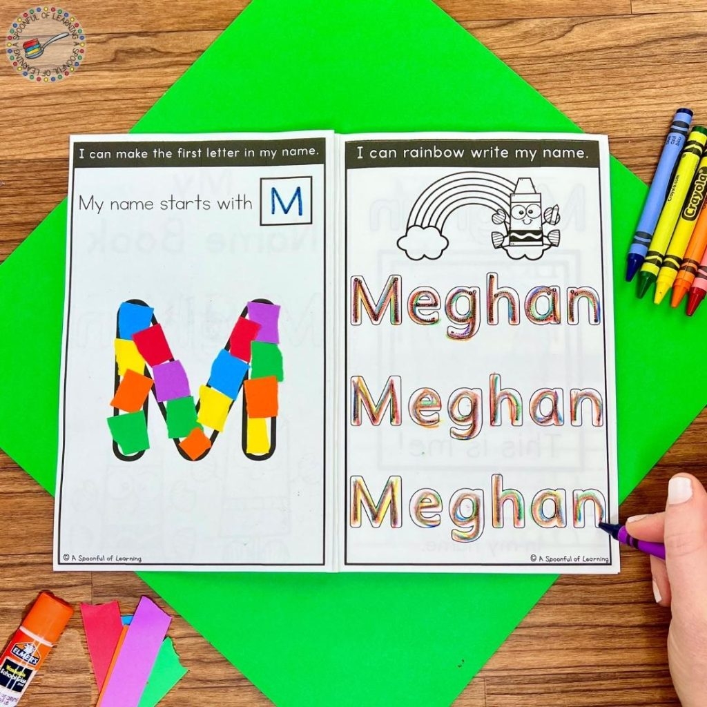 Preschool Practice Writing Name Printables