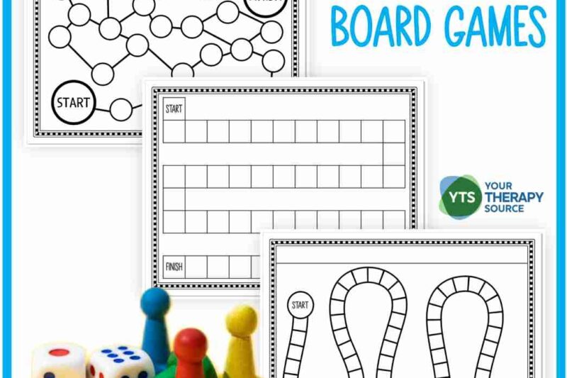 Preschool Printable Board Games