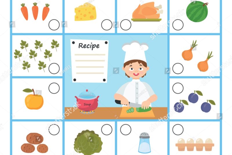 Preschool Printables Cooking