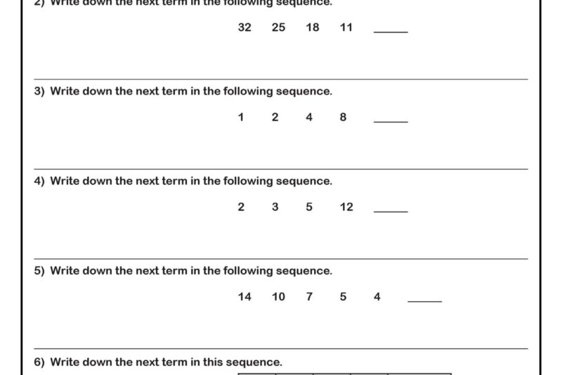 Gcse Maths Worksheets Free Printable