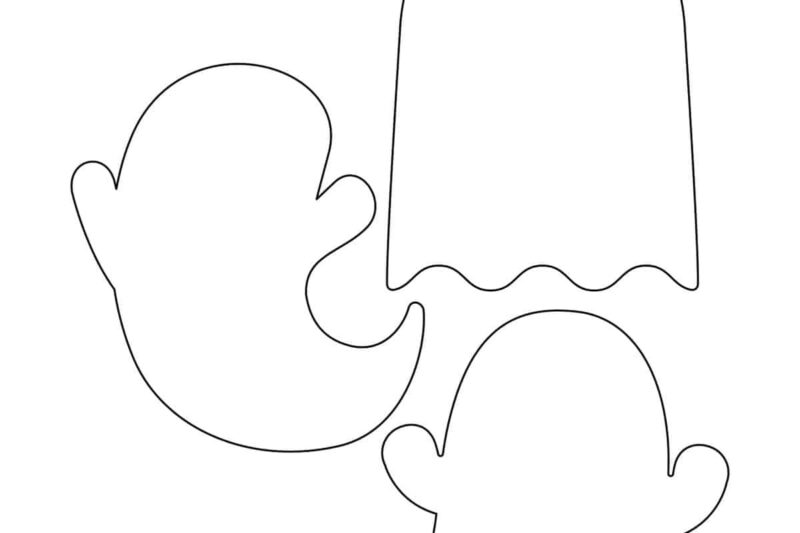 Printable Ghost Template Preschool