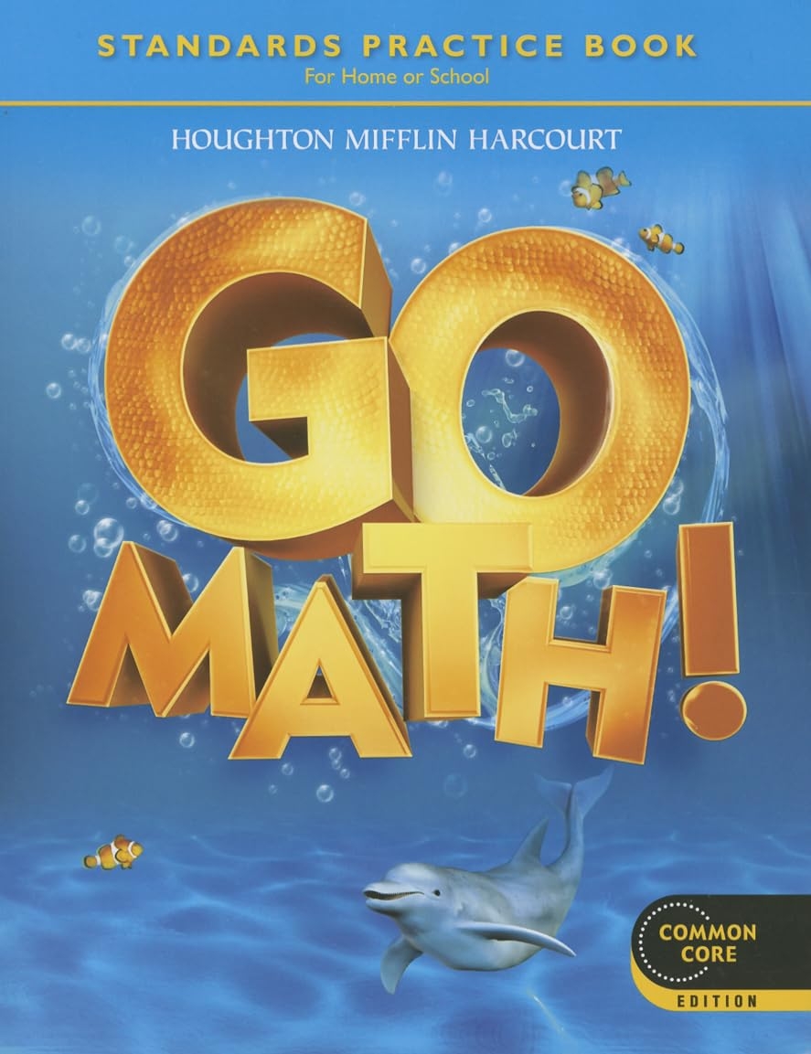 Go Math Grade K Standards Practice Book Common Core Student Edition Houghton Mifflin Harcourt 9780547588124 Amazon Books