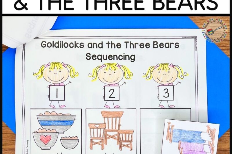 Goldilocks Preschool Printables