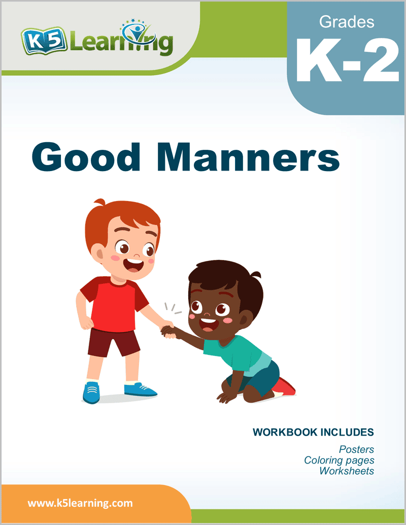 Printables On Manners For Preschoolers