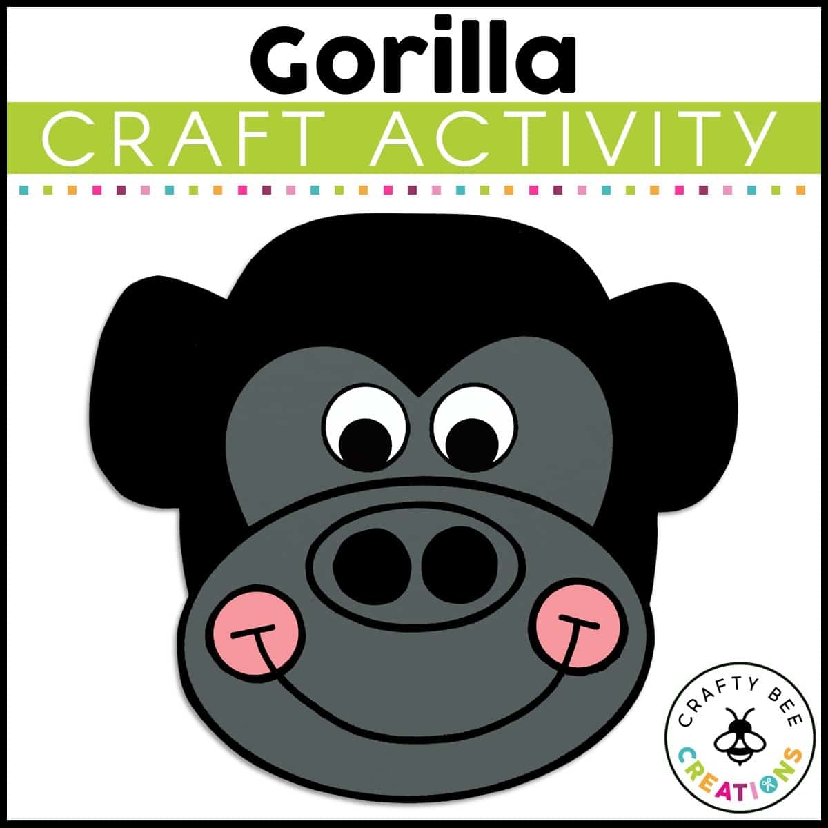 Gorilla Printable Free Preschool