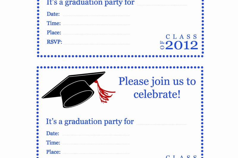 Printable Preschool Graduation Invitations