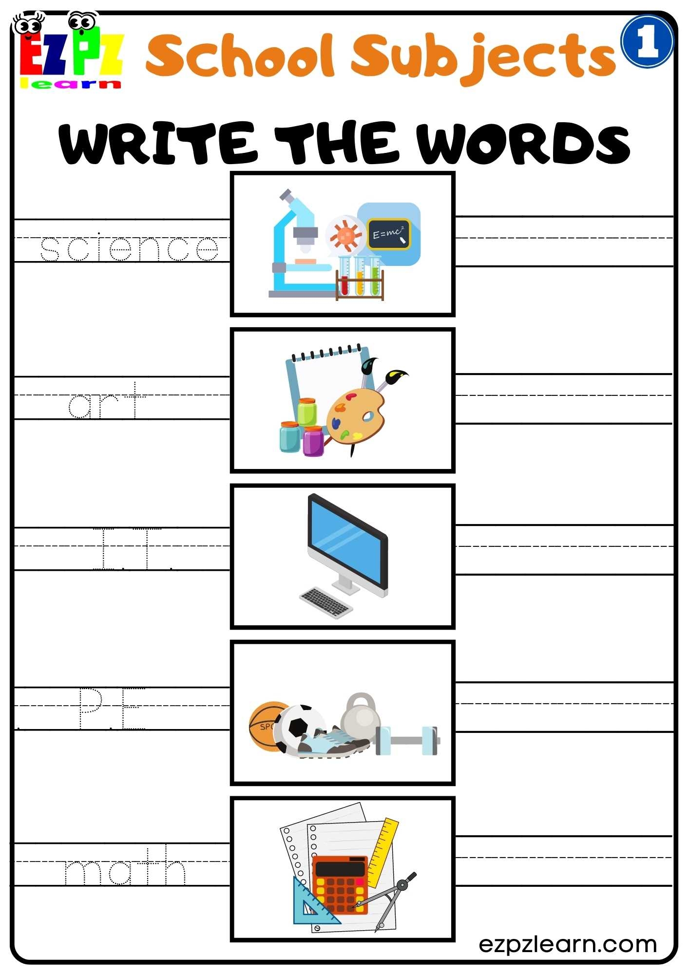 Free Science Printable Worksheets K5 Free Science Printable Worksheets K5