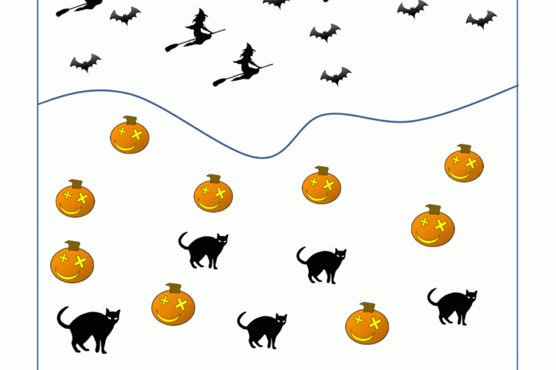 Halloween Math Worksheets Kindergarten