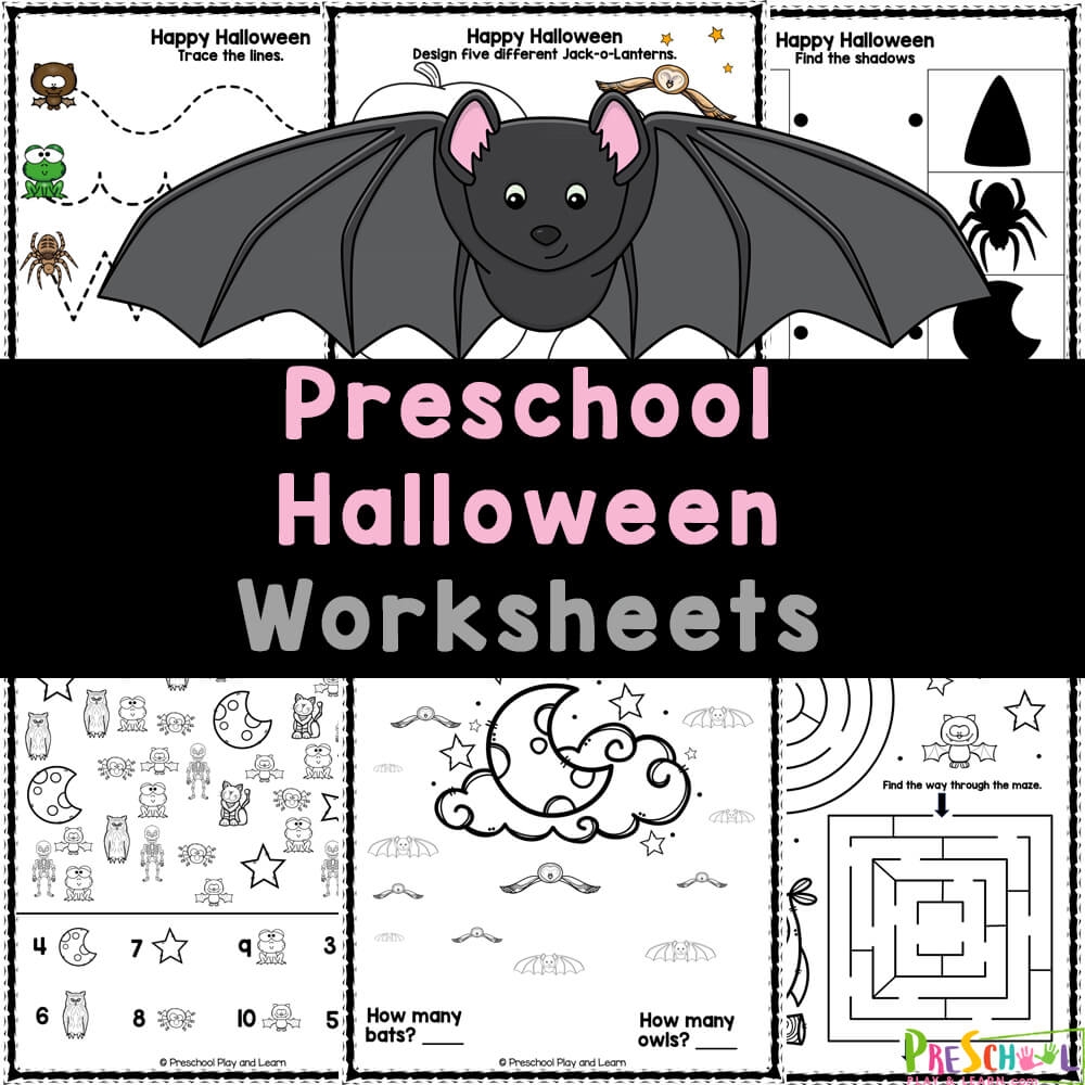 Halloween Worksheets For Preschoolers
