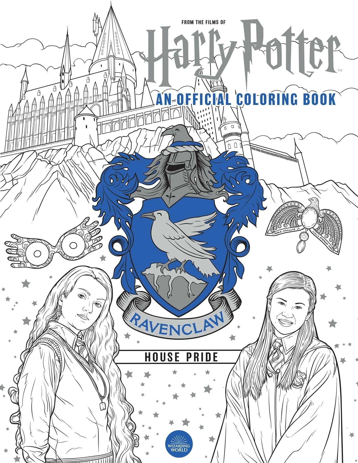 Harry Potter Ravenclaw House Pride The Official Coloring Book Gifts Books For Harry Potter Fans Adult Coloring Books Book 