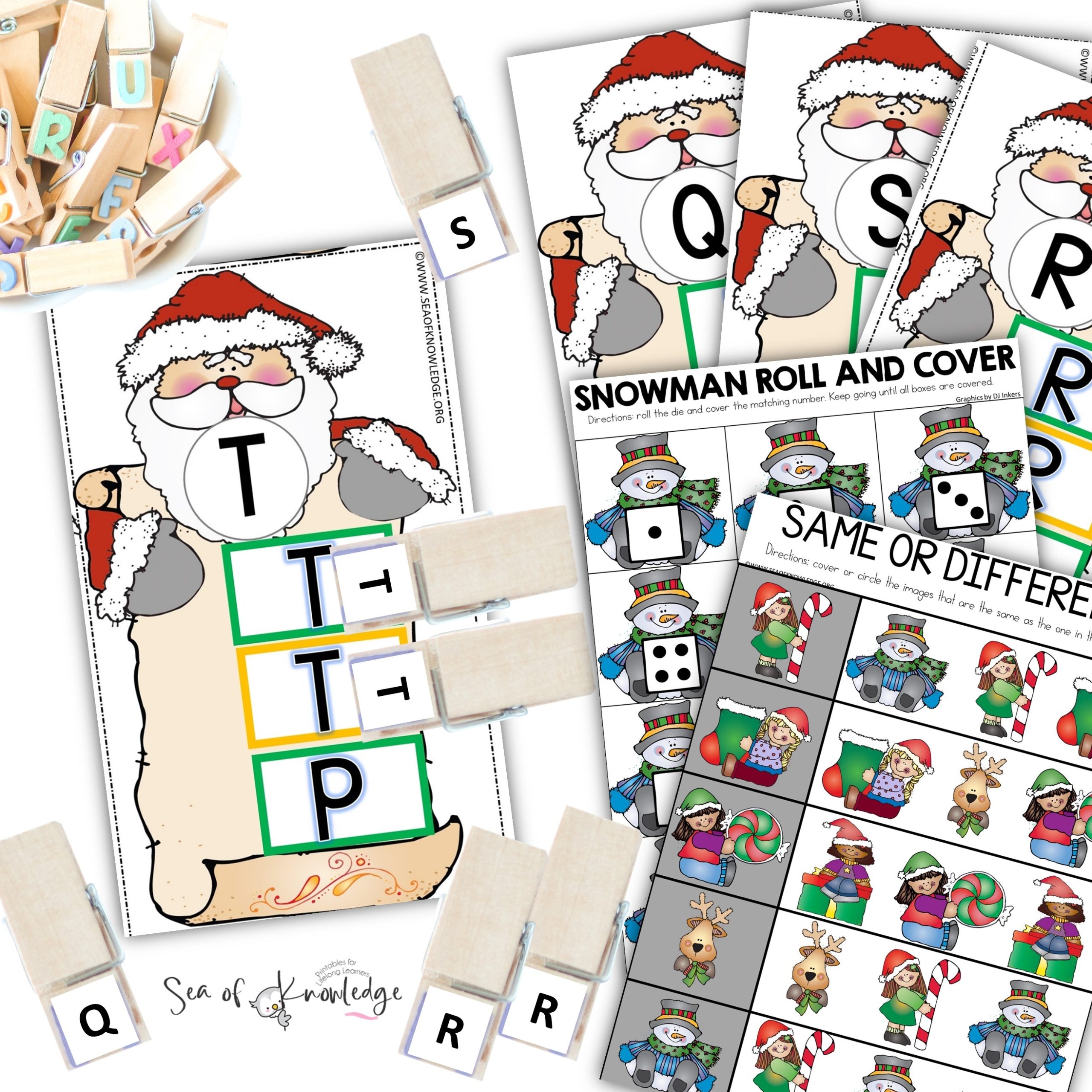 Printable Holiday Activities For Preschoolers
