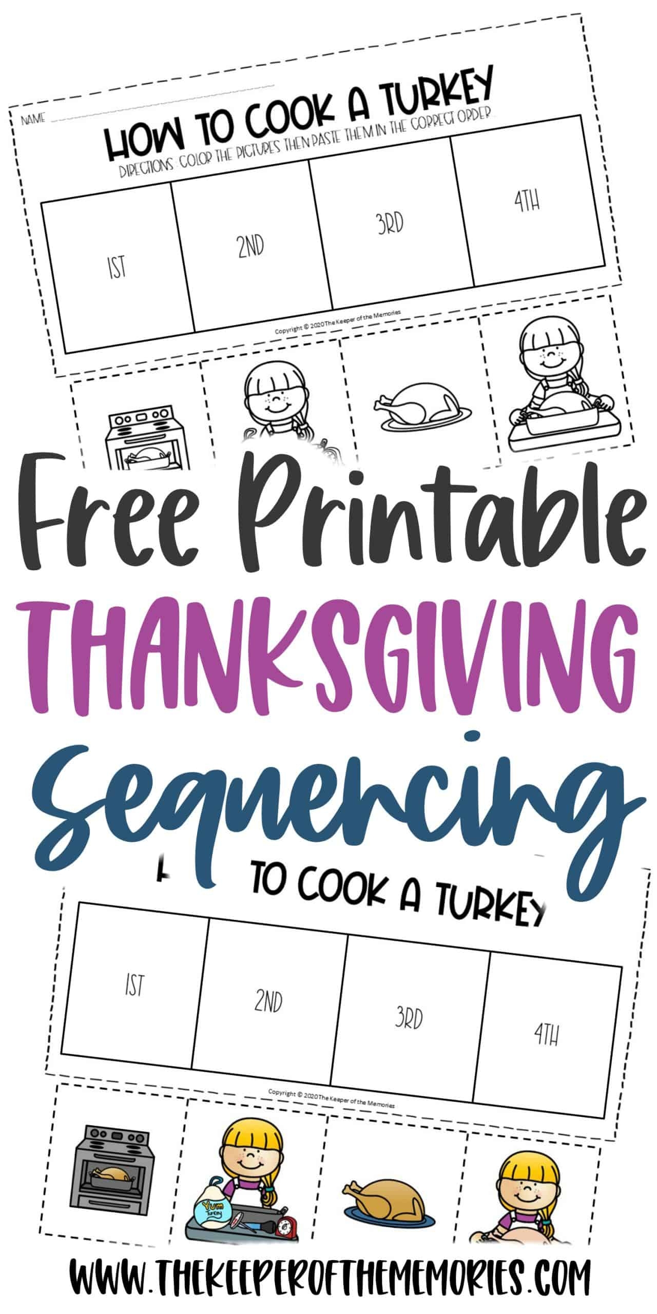 Kindergarten Thanksgiving Worksheets Free Printable