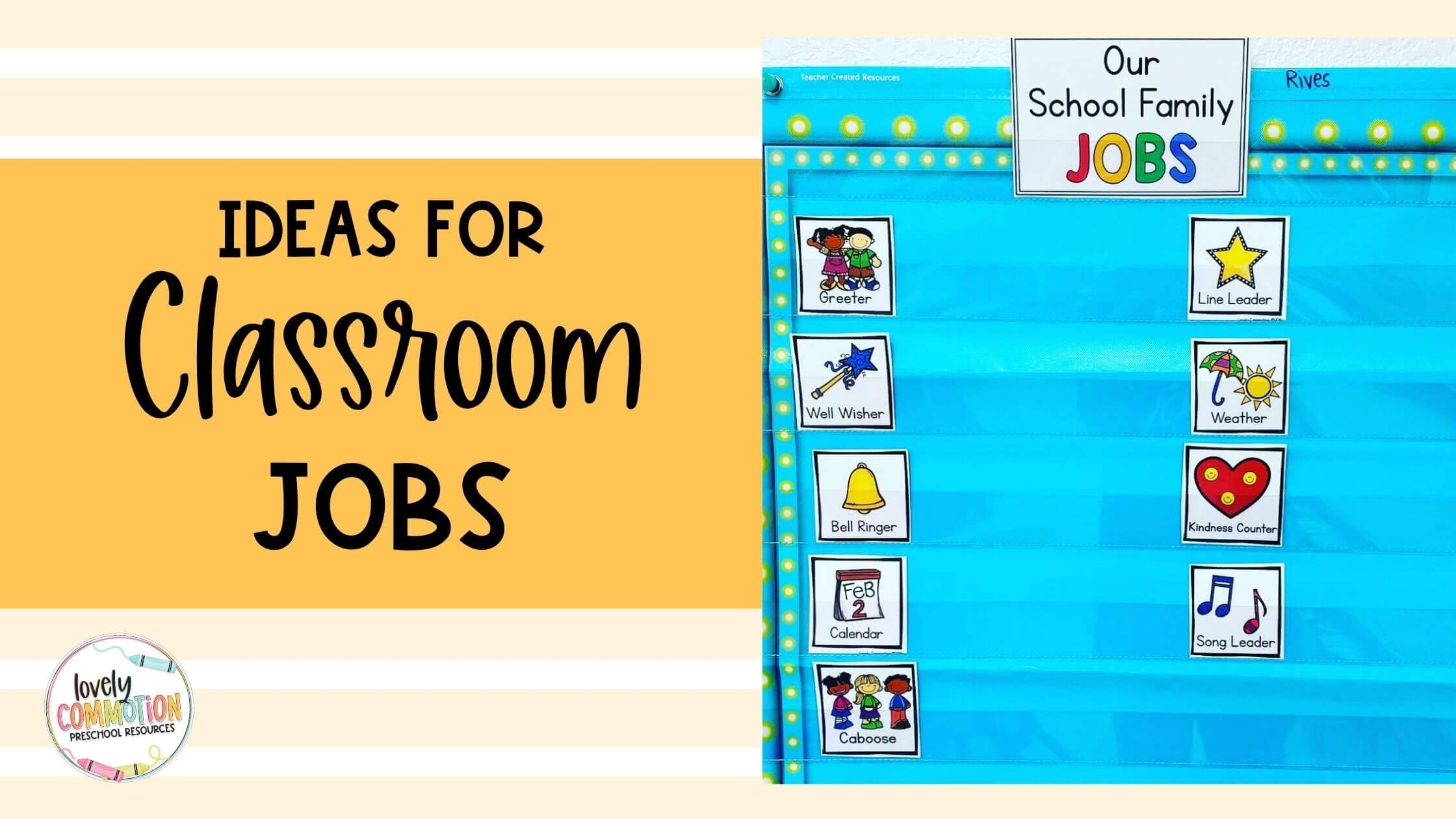 Printable Class Jobs Preschool
