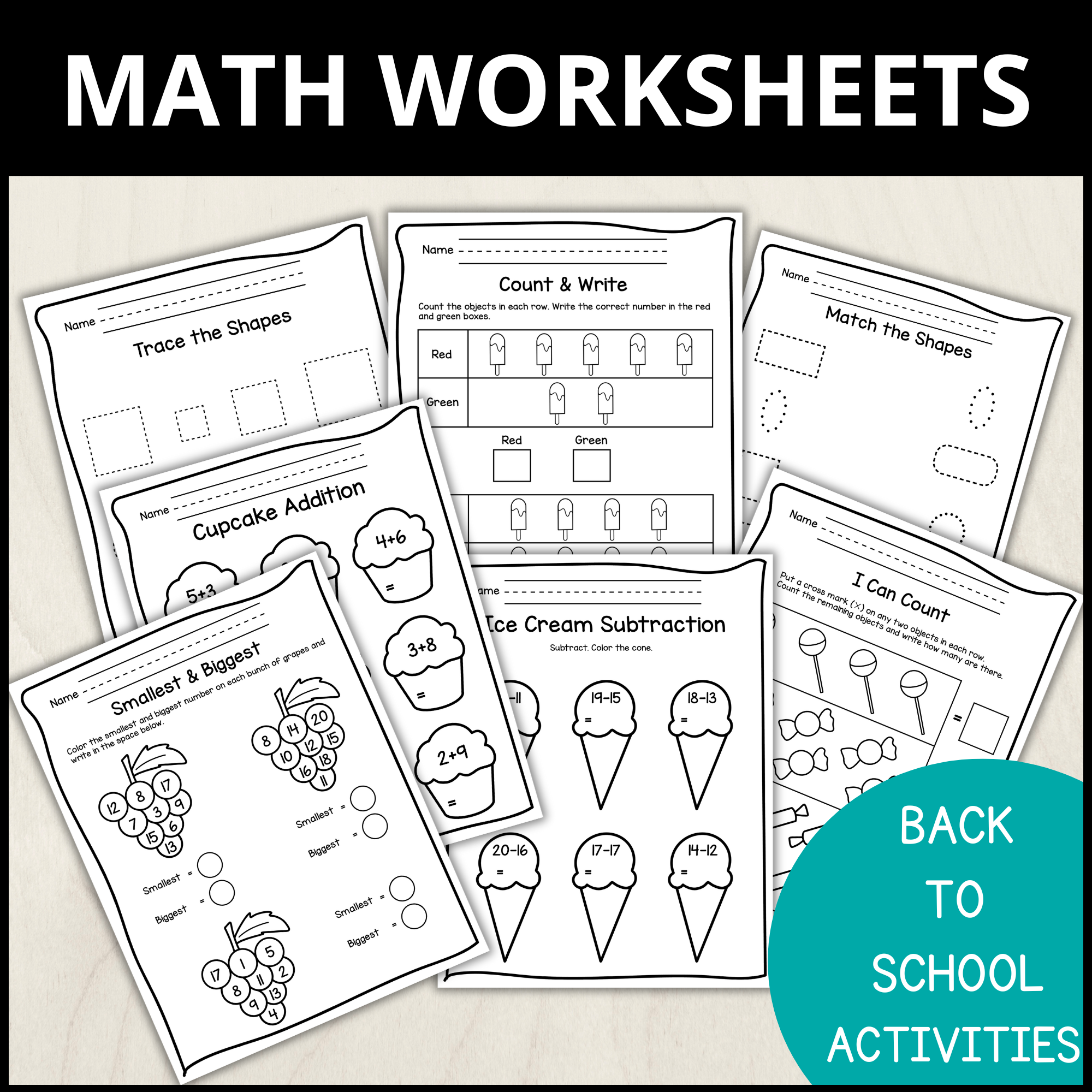 Independent Morning Work Kindergarten And Grade 1 Math And Literacy Worksheets